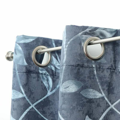Set of 2: Floral Blackout Grommet Window Curtain Pair Panel DailySale