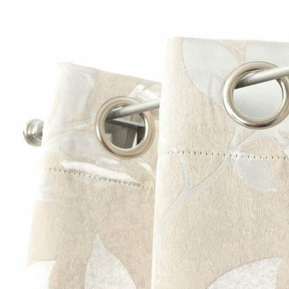 Set of 2: Floral Blackout Grommet Window Curtain Pair Panel DailySale