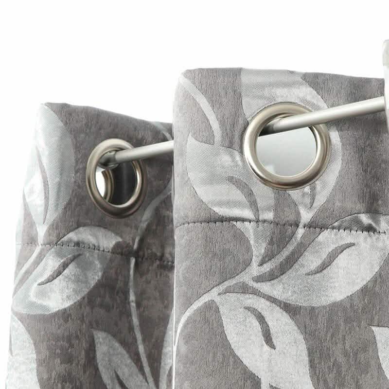 Set of 2: Floral Blackout Grommet Window Curtain Pair Panel DailySale