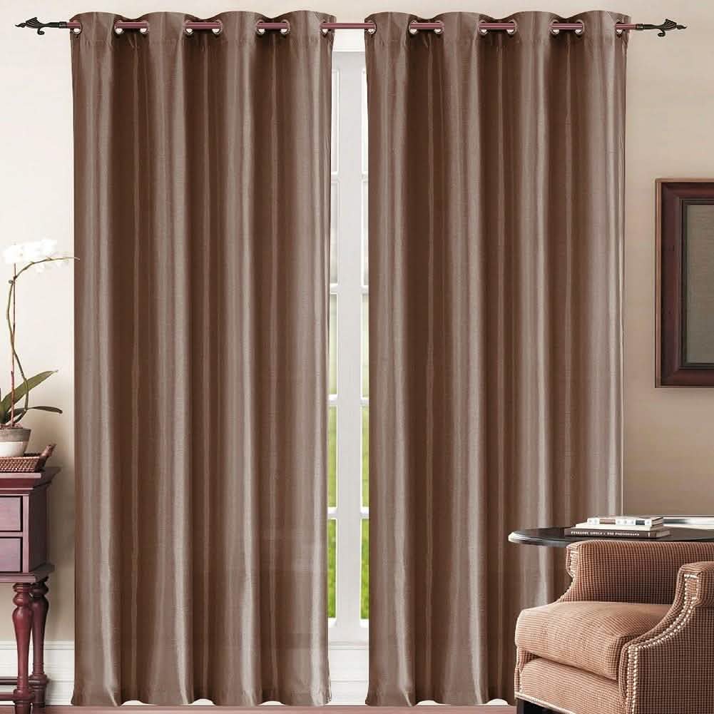 Set of 2: Grommet Curtain Panels - Assorted Colors DailySale