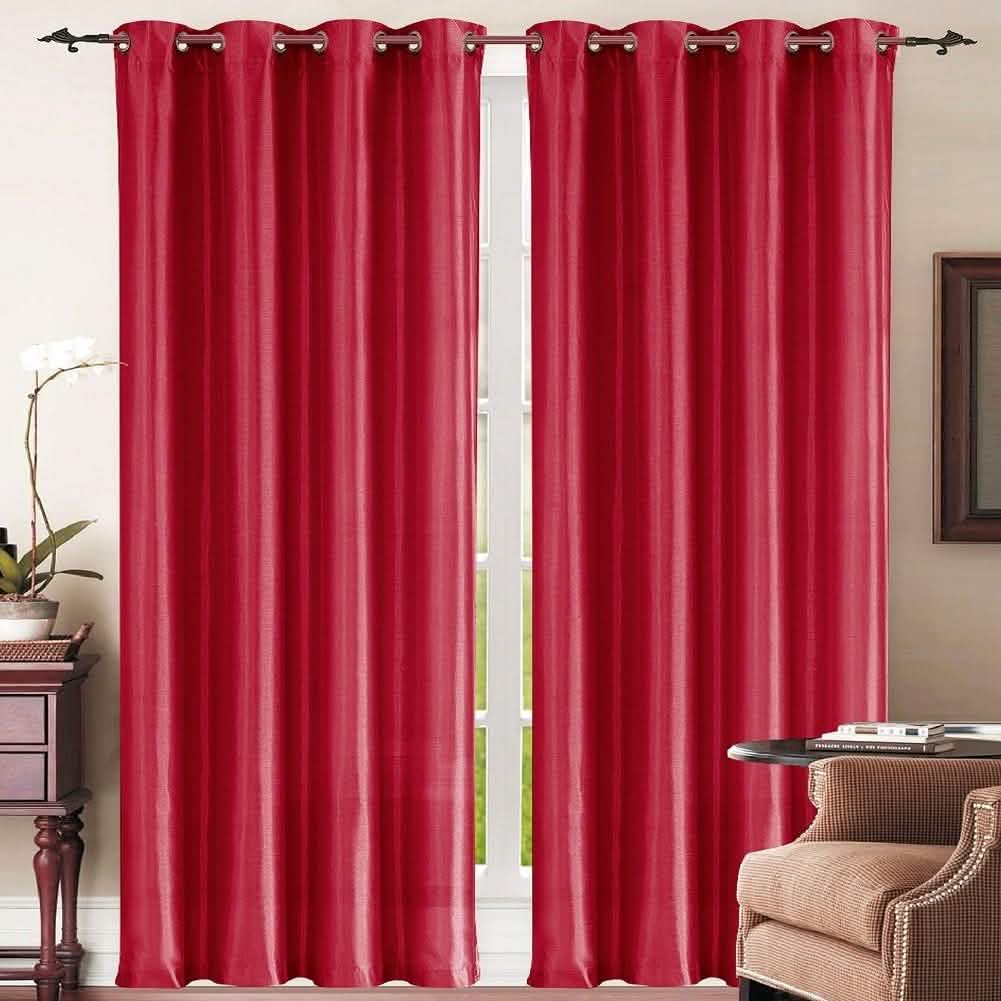 Set of 2: Grommet Curtain Panels - Assorted Colors DailySale