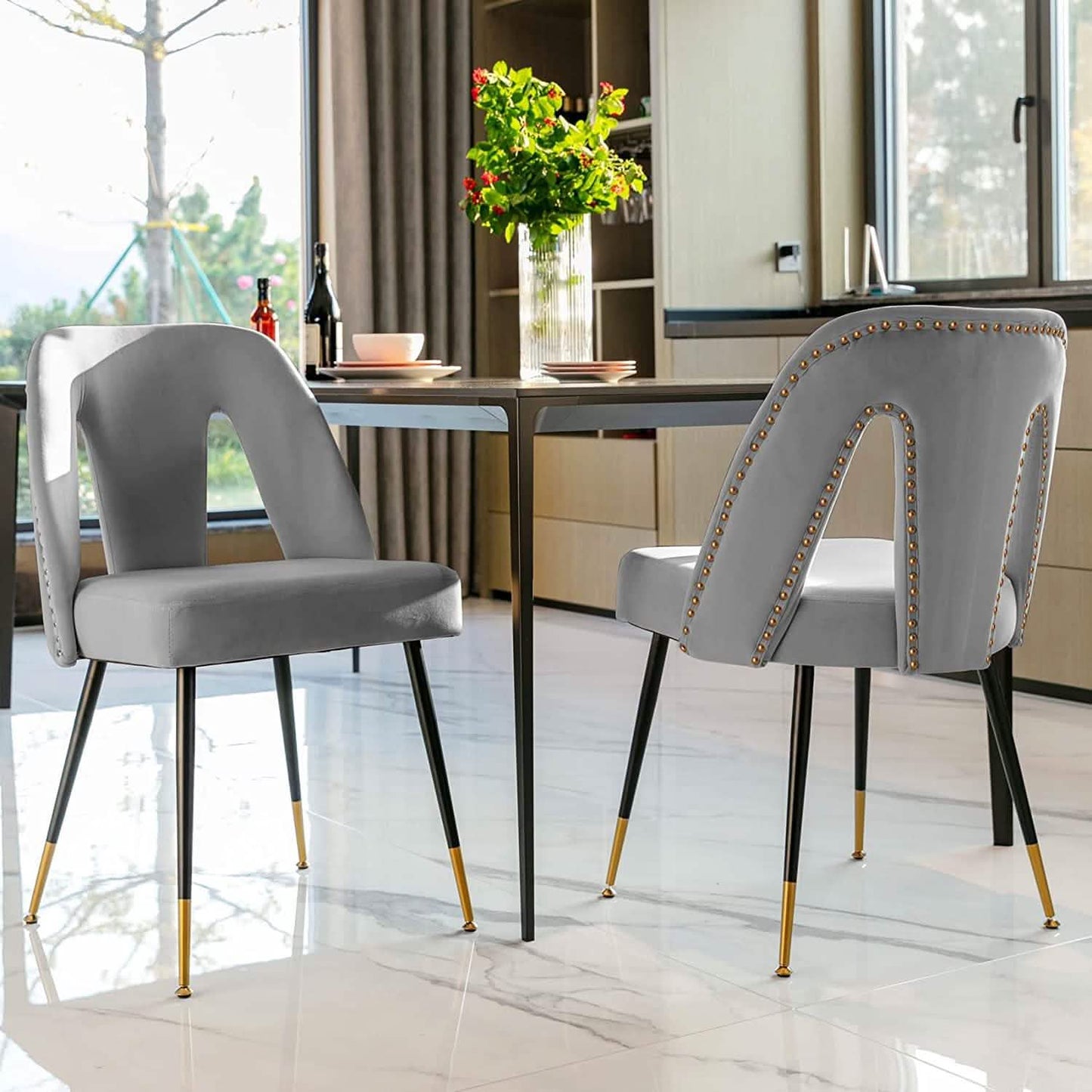 Set of 2: Modern Dining Chairs DailySale