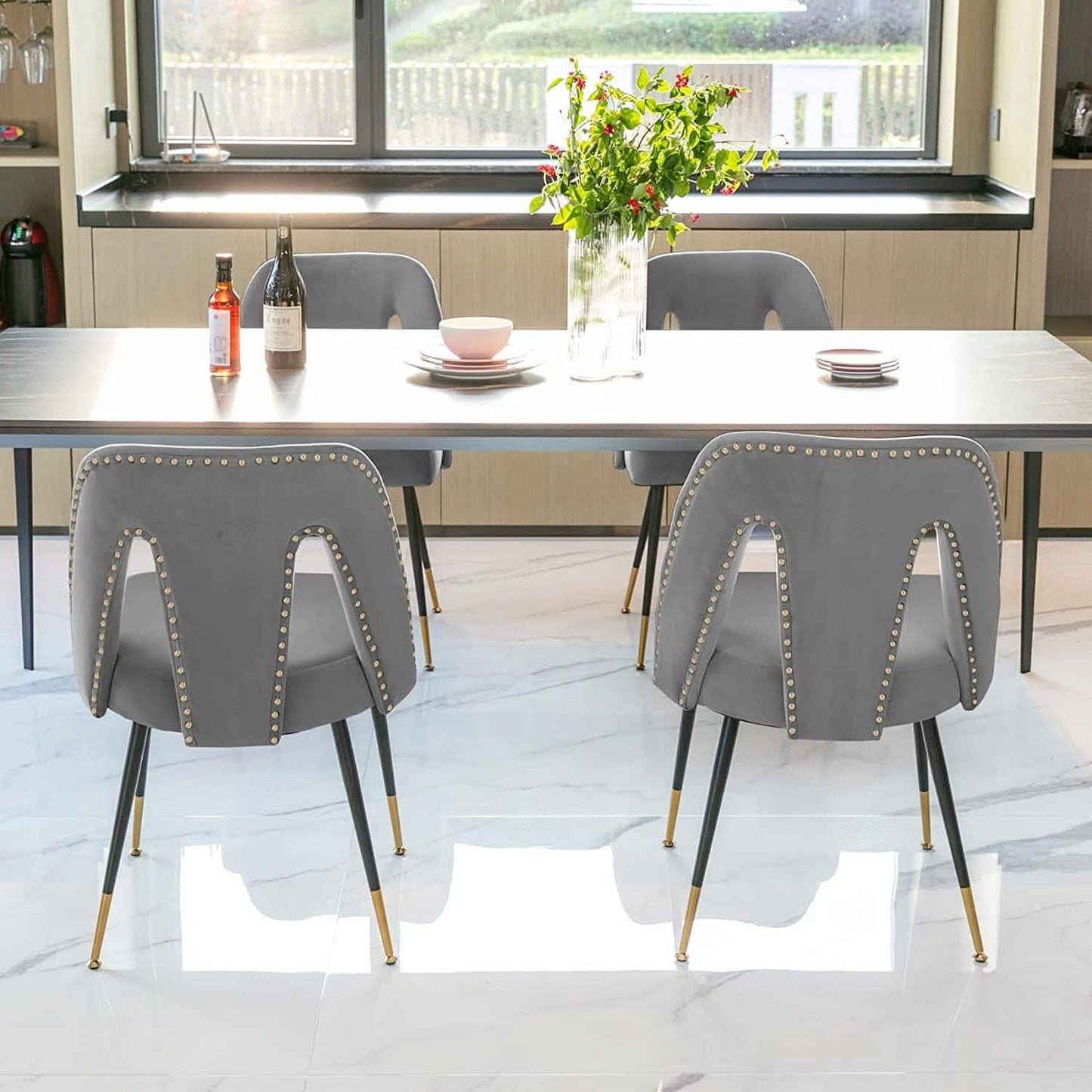 Set of 2: Modern Dining Chairs DailySale