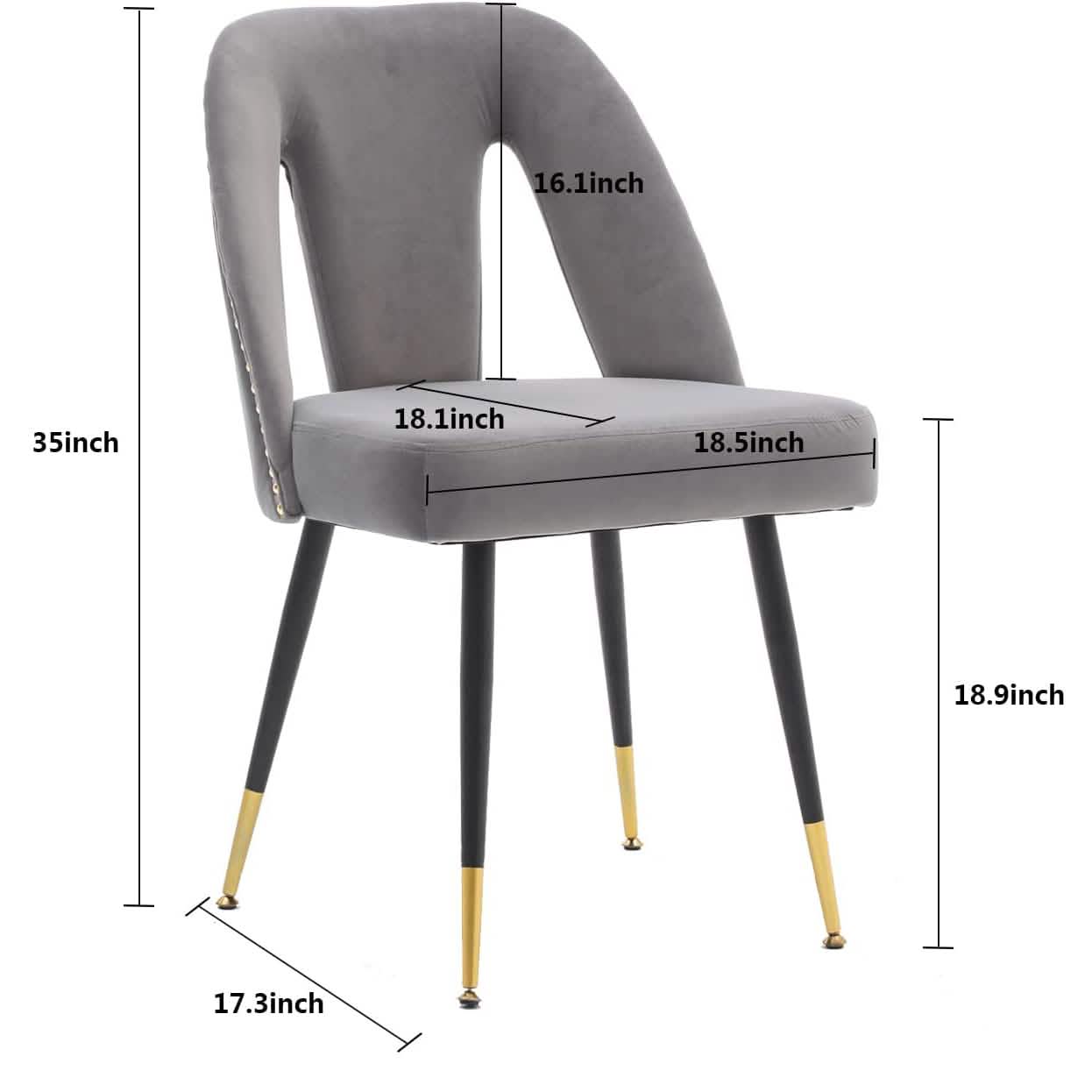 Set of 2: Modern Dining Chairs DailySale