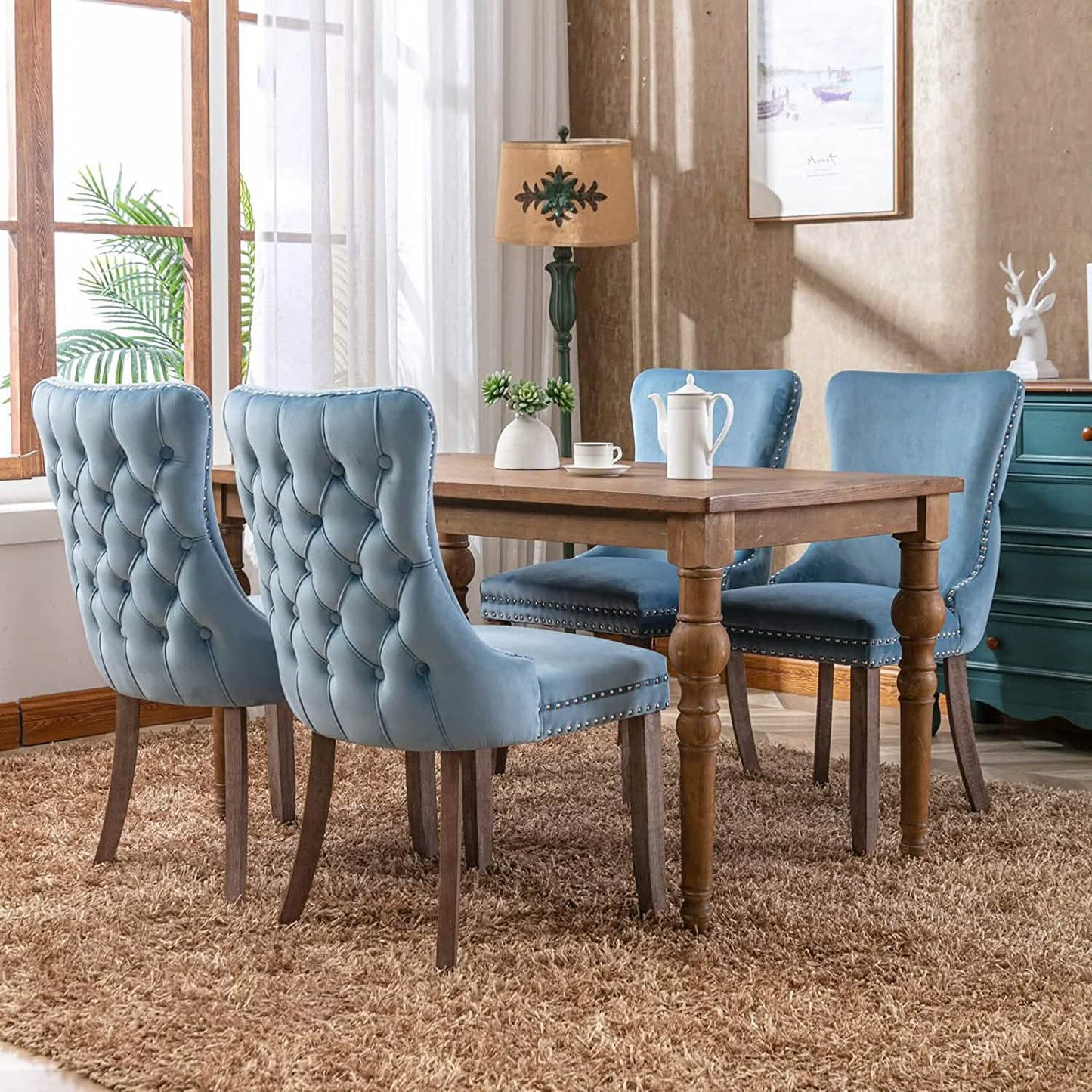 Set of 2: Upholstered Dining Chairs DailySale