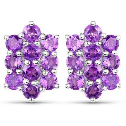 6.80 Carat Genuine Amethyst .925 Sterling Silver 3 Piece Jewelry Set (Ring, Earrings, and Pendant w/ Chain) Bids.com