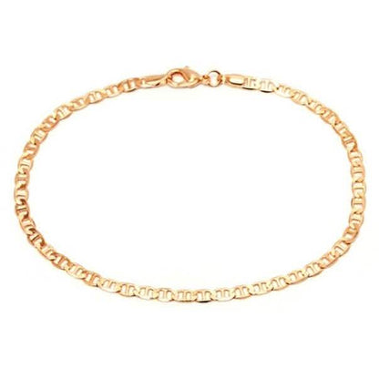 Sevil 18K Gold Filled Flat Marino Anklet DailySale