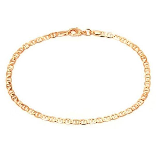 Sevil 18K Gold Filled Flat Marino Anklet DailySale