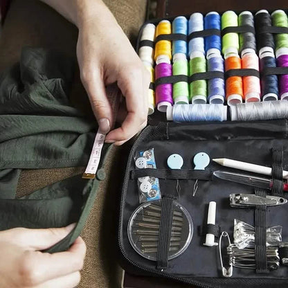 Sewing Kit With 100 Sewing Supplies And Accessories - 24-Color Threads DailySale