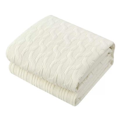 Shaly Quilt Cover Set Interlaced Vine Pattern Quilted Bed DailySale