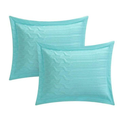 Shaly Quilt Cover Set Interlaced Vine Pattern Quilted Bed DailySale