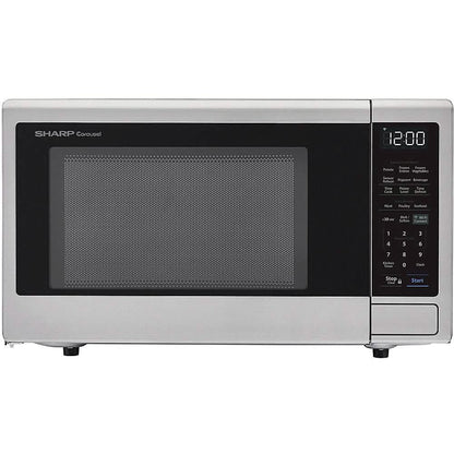 Sharp 1.4-Cu. Ft. Countertop Microwave with Alexa-Enabled Controls DailySale