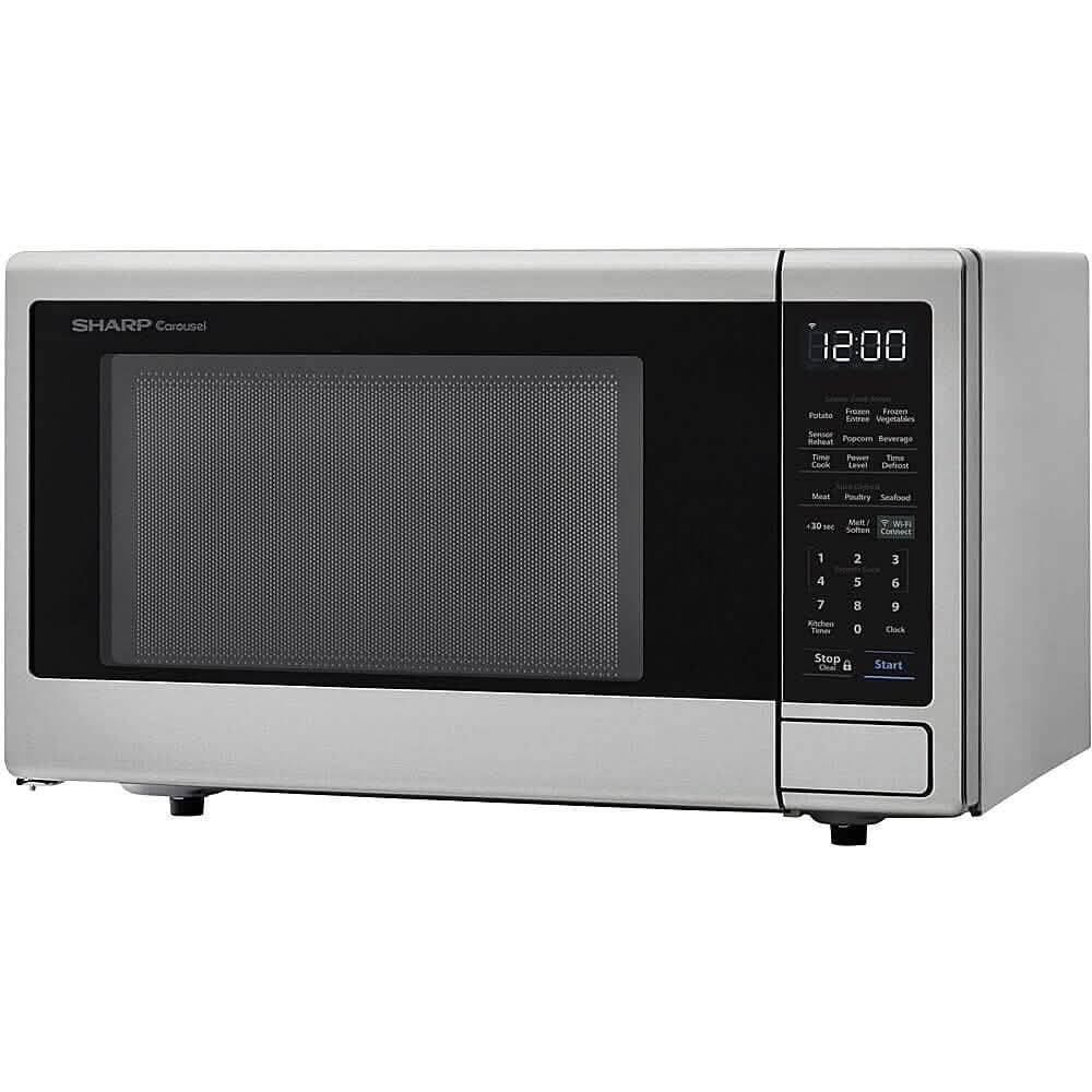 Sharp 1.4-Cu. Ft. Countertop Microwave with Alexa-Enabled Controls DailySale