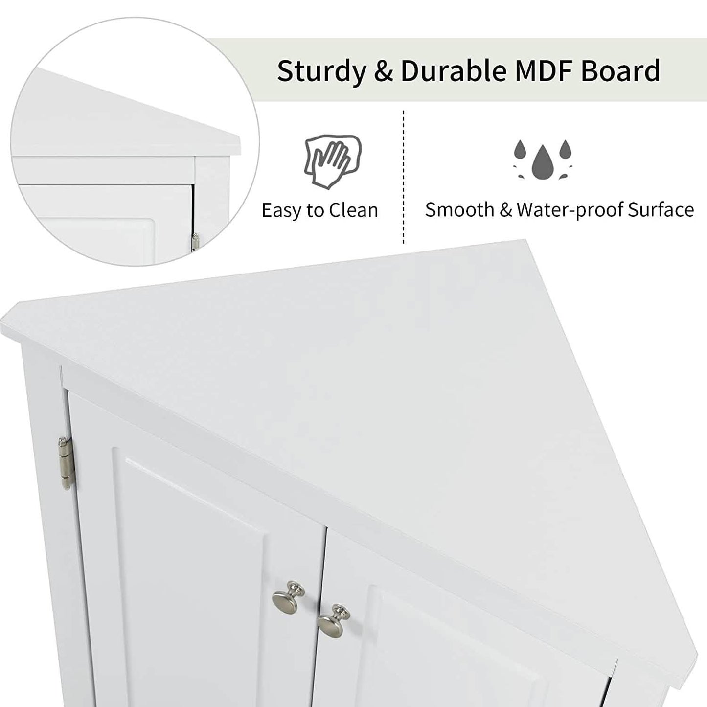 Shelf Corner Locker Triangle Corner Cabinet DailySale