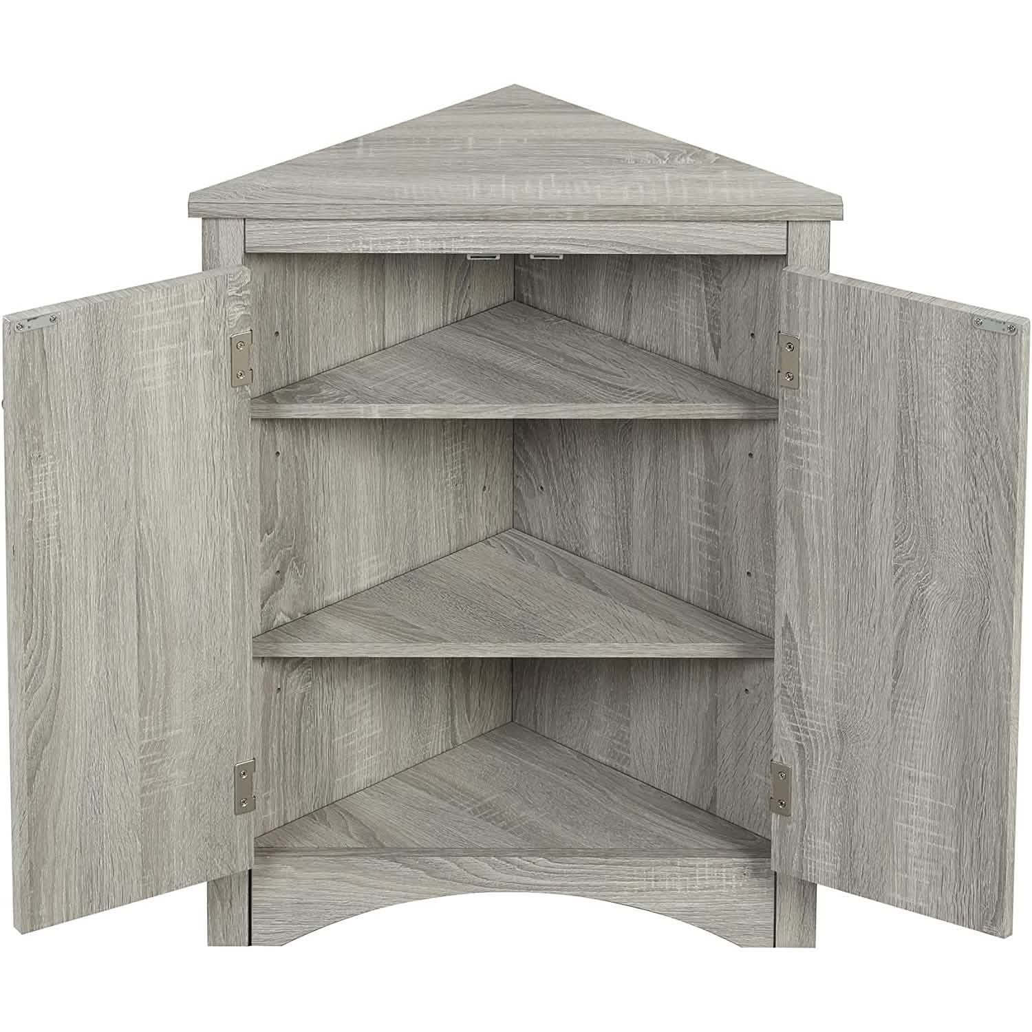 Shelf Corner Locker Triangle Corner Cabinet DailySale
