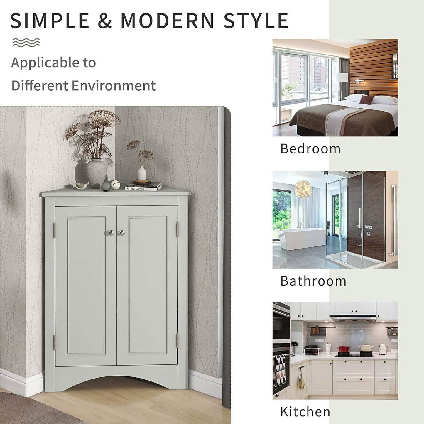 Shelf Corner Locker Triangle Corner Cabinet DailySale