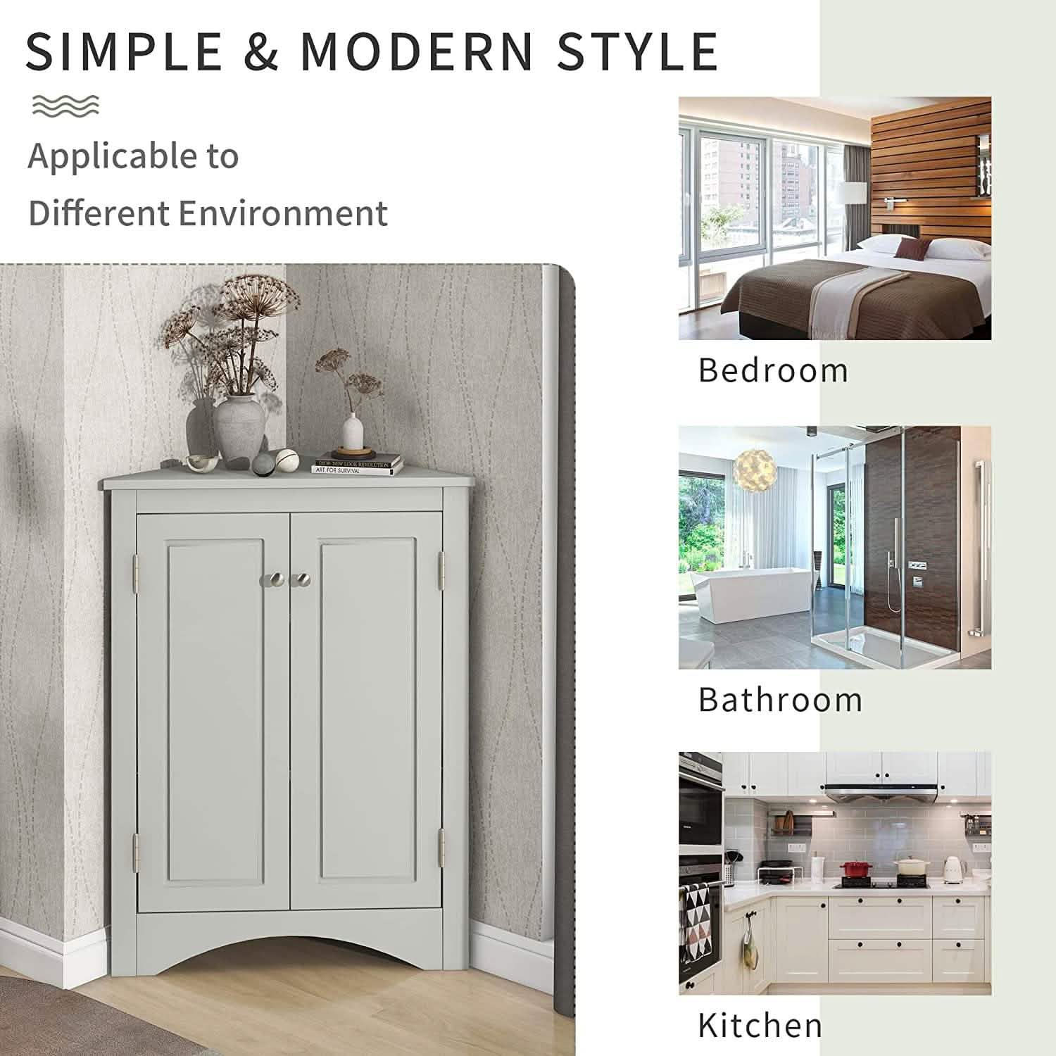 Shelf Corner Locker Triangle Corner Cabinet DailySale
