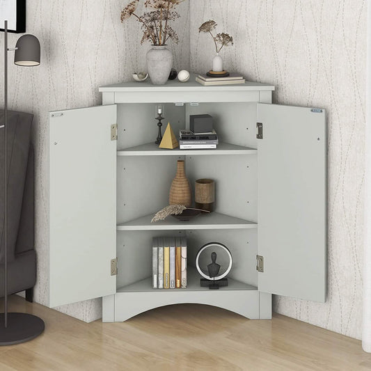 Shelf Corner Locker Triangle Corner Cabinet DailySale