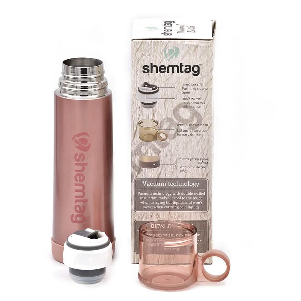 Shemtag Vacuum Thermal Bottle 16oz (480ml) Insulated with Coffee/Tea Cup Lid DailySale