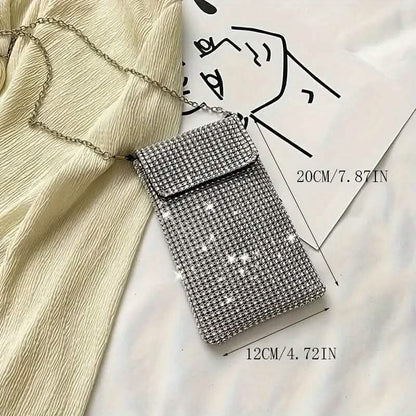 Shimmering Bling Rhinestone Crossbody Purse DailySale