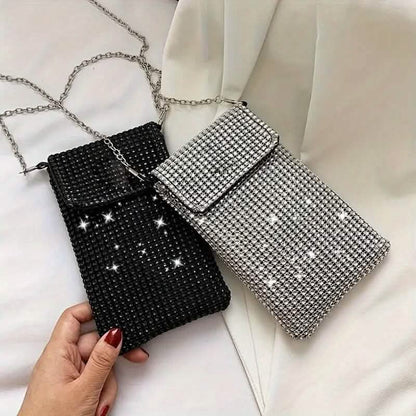 Shimmering Bling Rhinestone Crossbody Purse DailySale