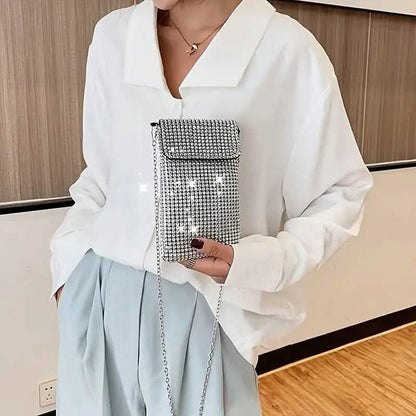 Shimmering Bling Rhinestone Crossbody Purse DailySale