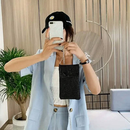 Shimmering Bling Rhinestone Crossbody Purse DailySale