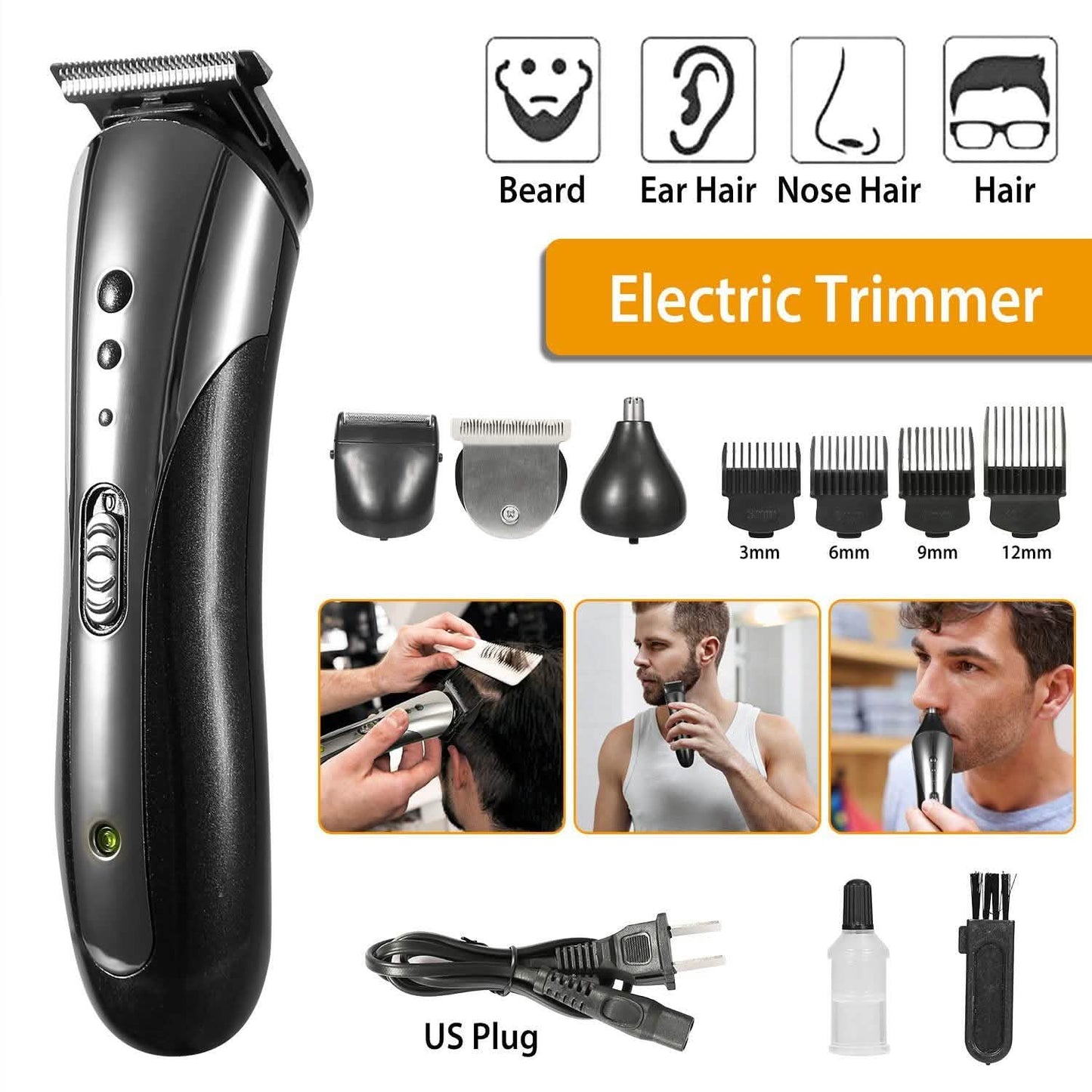 SHINON Men Electric Hair Clipper 3-in-1 DailySale