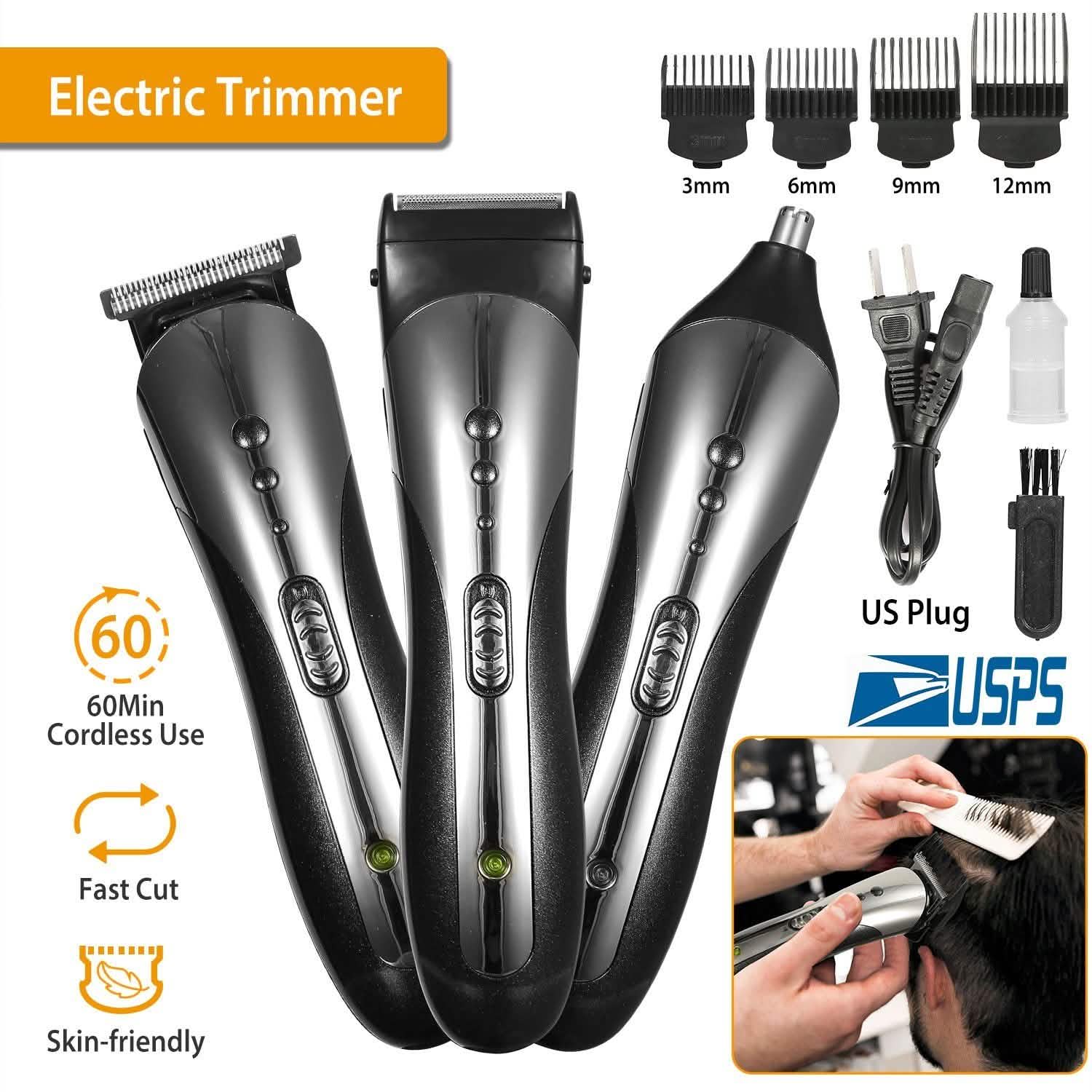 SHINON Men Electric Hair Clipper 3-in-1 DailySale