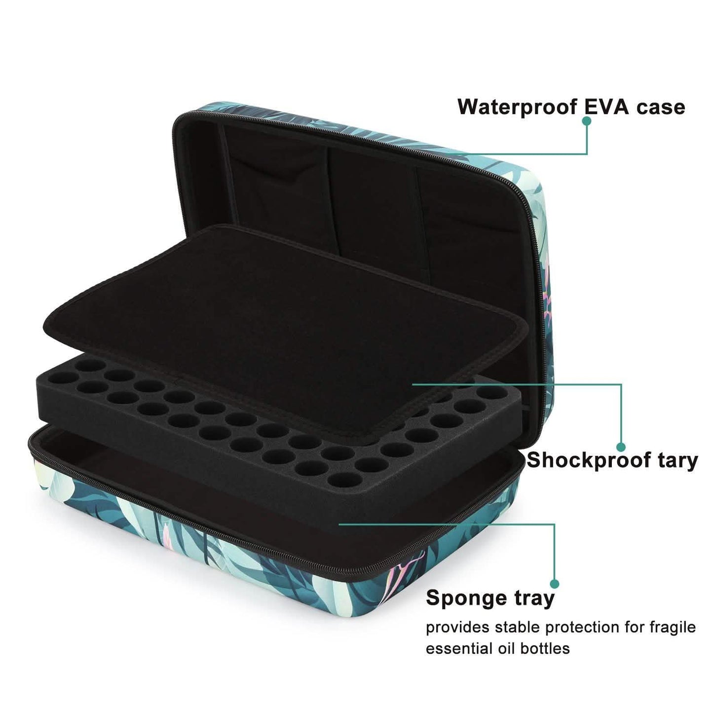 Shockproof Waterproof 70 Bottles EVA Essential Oil Storage DailySale