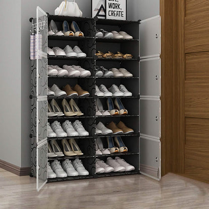 Shoe Rack Organizer with Transparent Doors DailySale