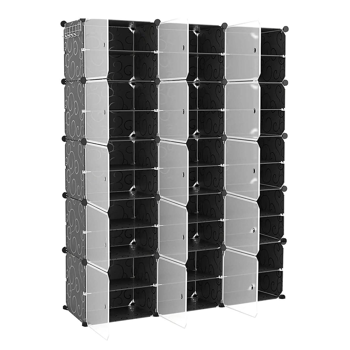 Shoe Rack Organizer with Transparent Doors DailySale