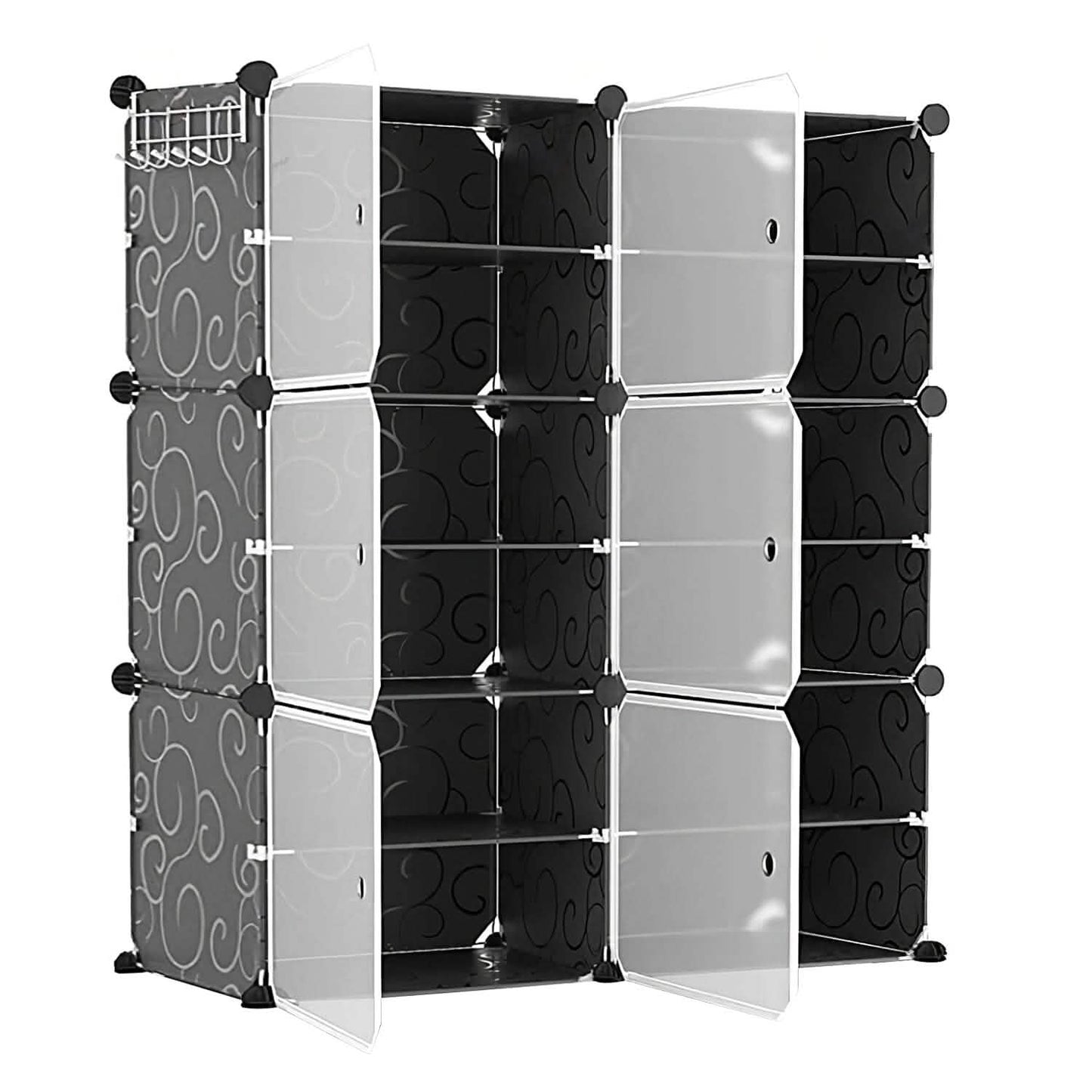 Shoe Rack Organizer with Transparent Doors DailySale