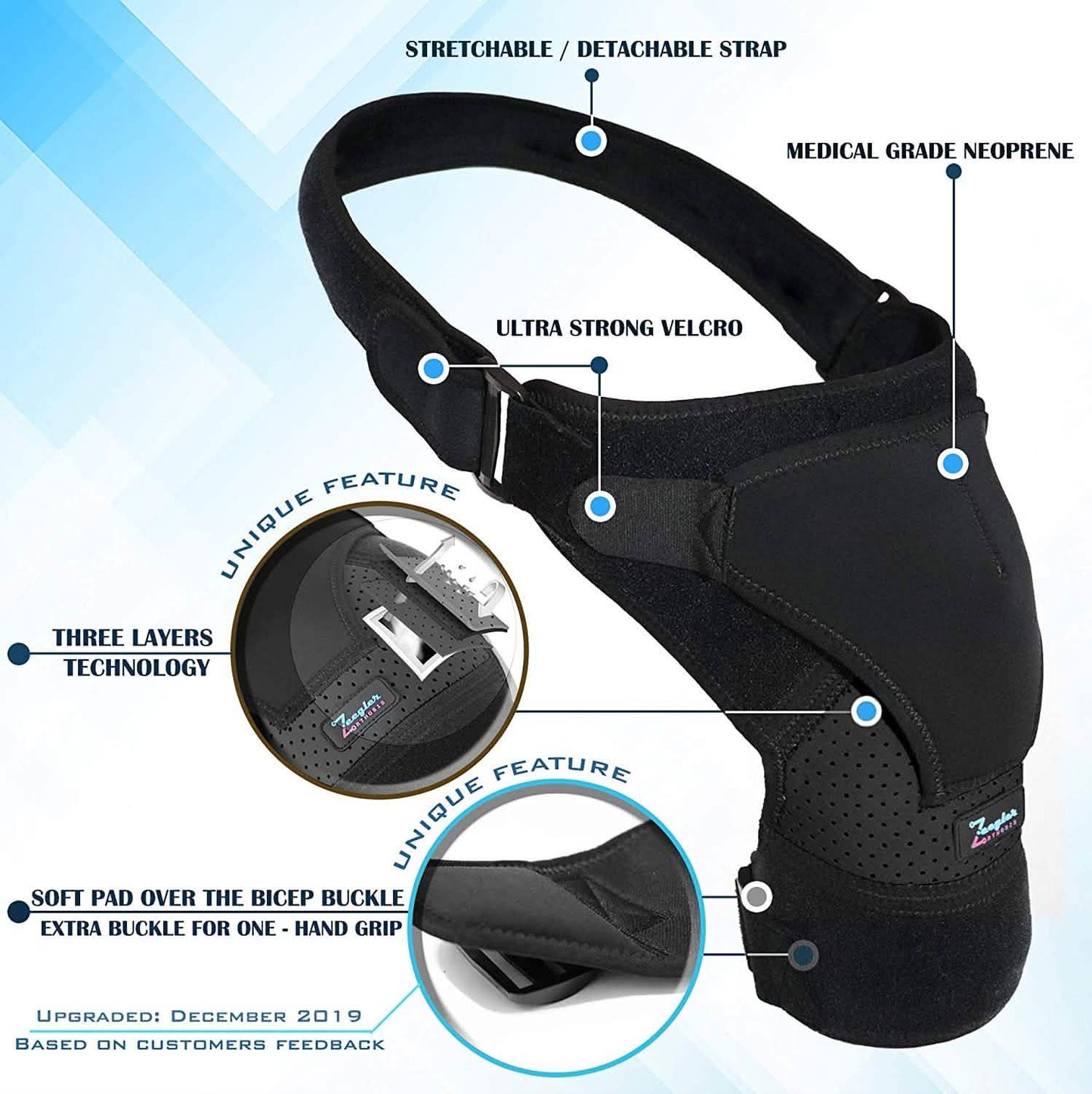 Shoulder Support Brace + Free Extension for Men and Women DailySale