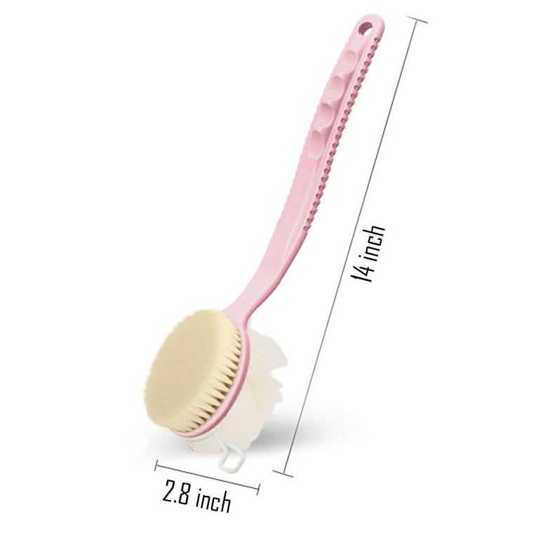 Shower Body Brush with Bristles and Loofah DailySale
