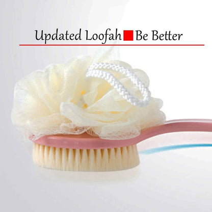 Shower Body Brush with Bristles and Loofah DailySale