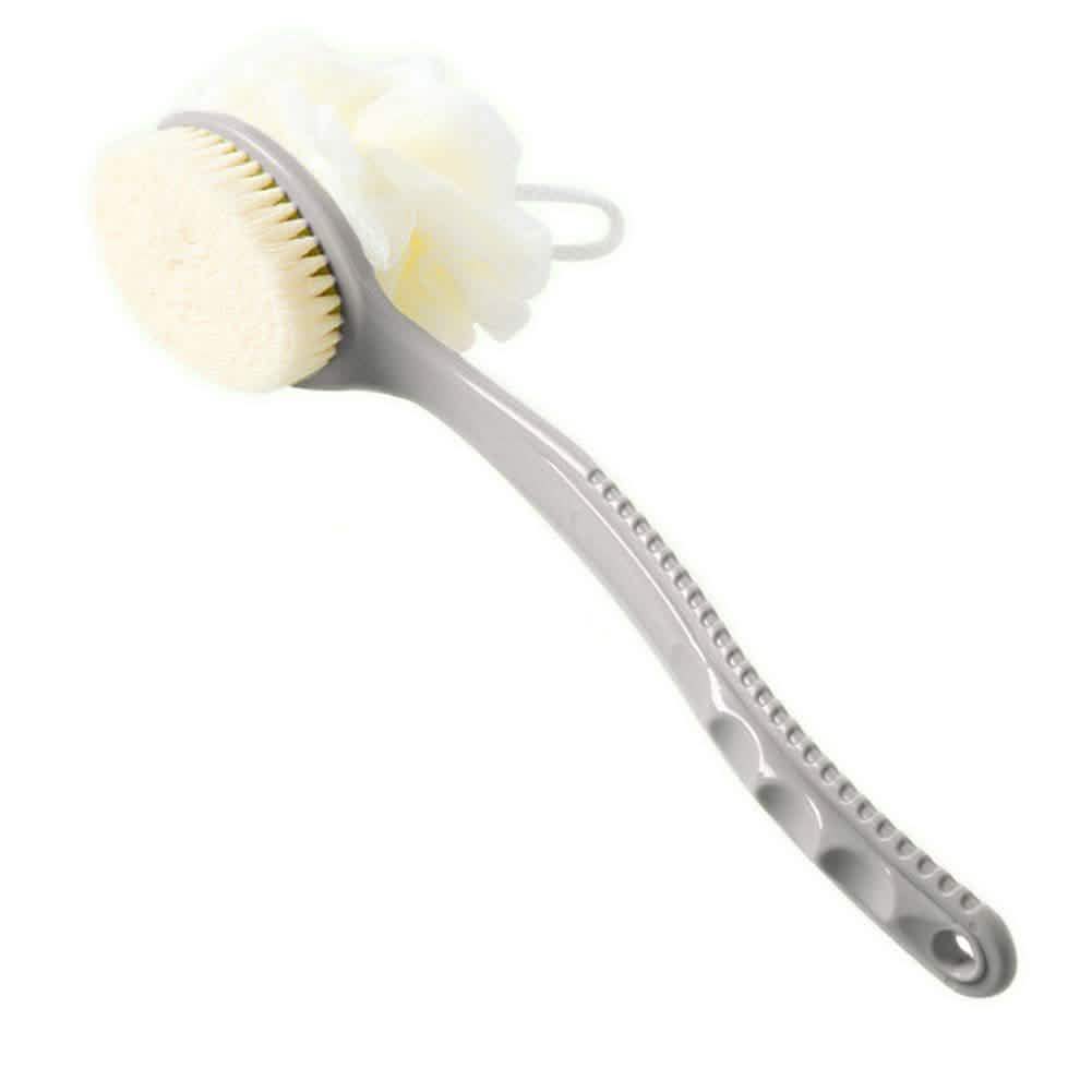 Shower Body Brush with Bristles and Loofah DailySale
