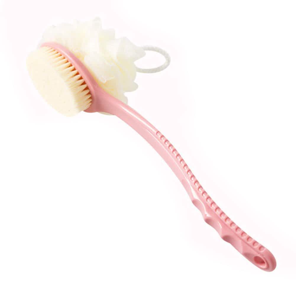 Shower Body Brush with Bristles and Loofah DailySale