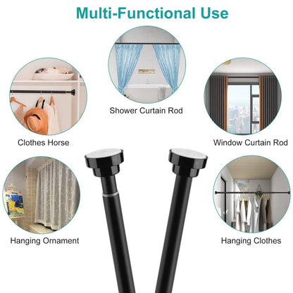 Shower Curtain Rod Adjustable Tension DailySale