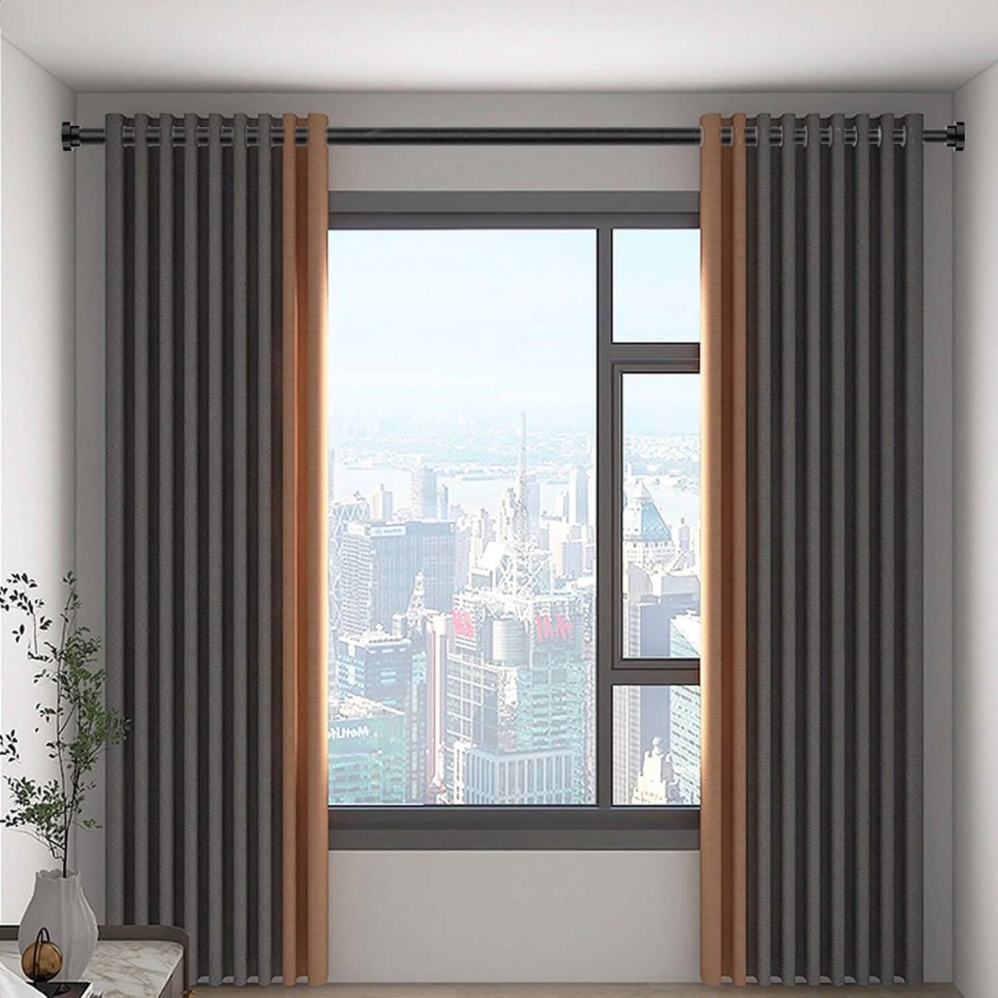Shower Curtain Rod Adjustable Tension DailySale