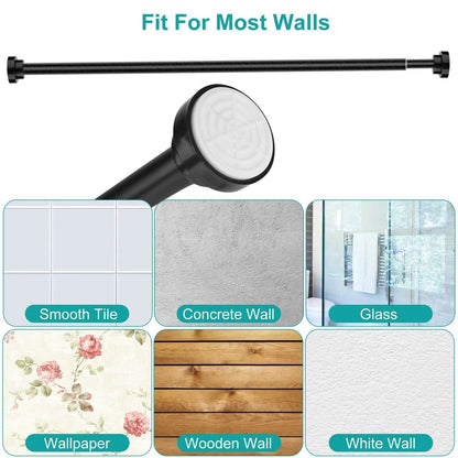 Shower Curtain Rod Adjustable Tension DailySale