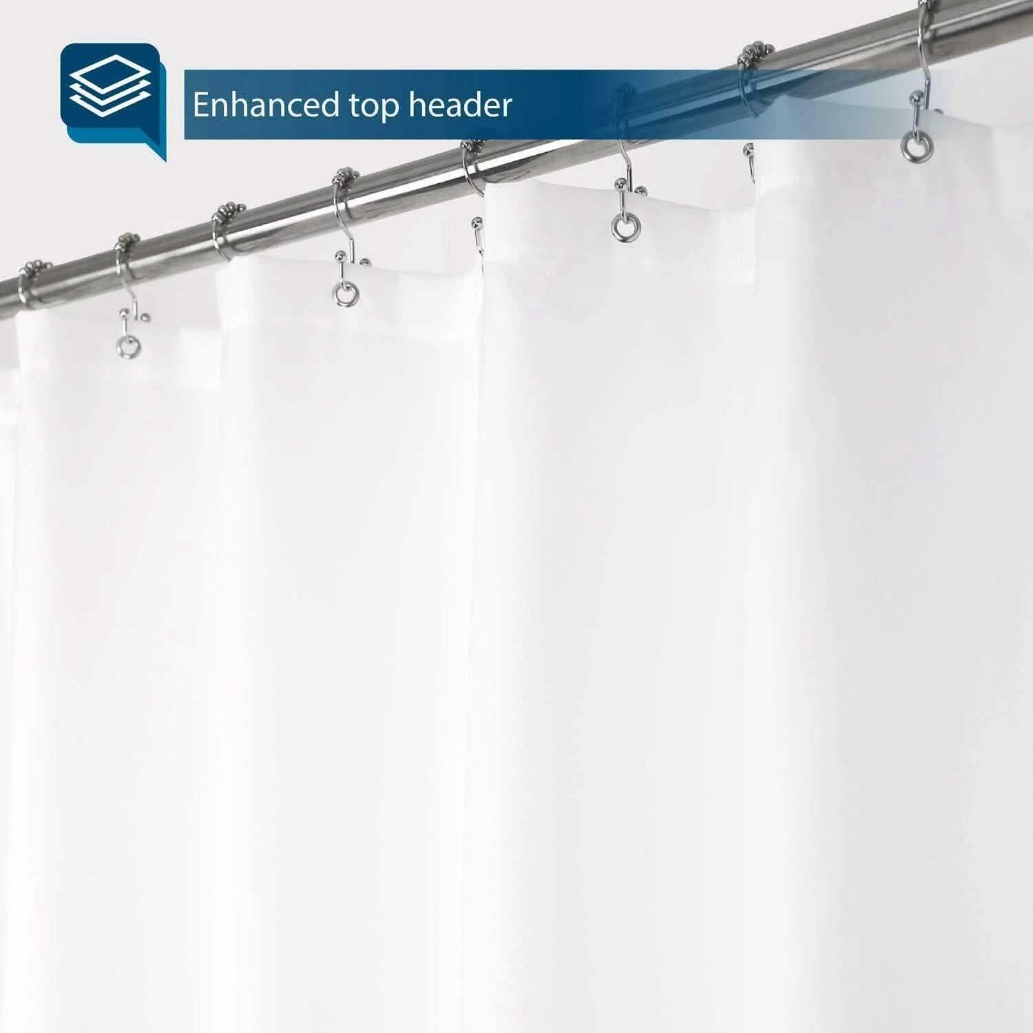 Shower Curtains Mould Proof Resistant Washable Curtain Liner DailySale