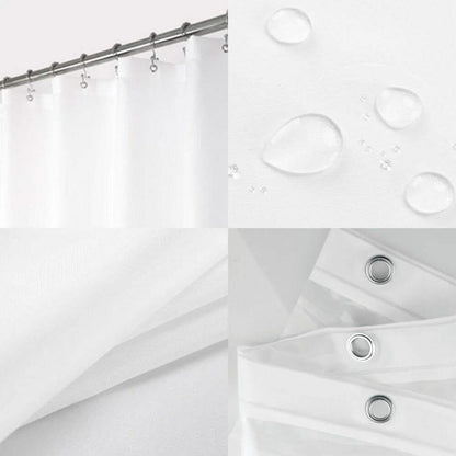 Shower Curtains Mould Proof Resistant Washable Curtain Liner DailySale