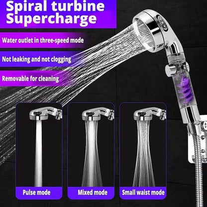 Shower Head High Pressure 3-Function SPA Shower Head DailySale
