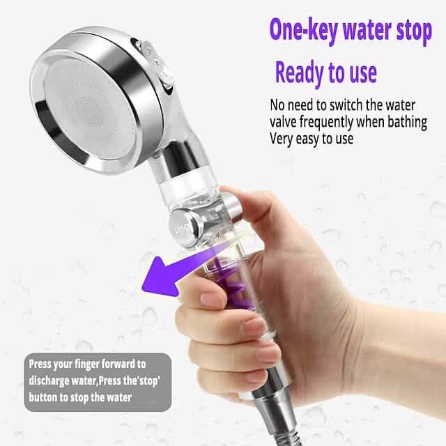 Shower Head High Pressure 3-Function SPA Shower Head DailySale