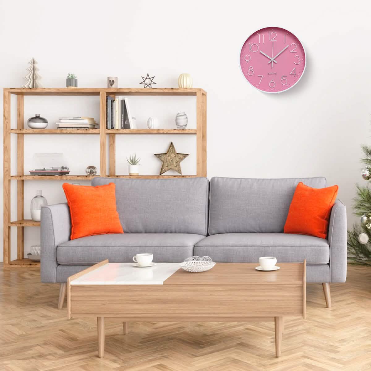 Silent Quartz Decorative Battery Powered Wall Clock DailySale