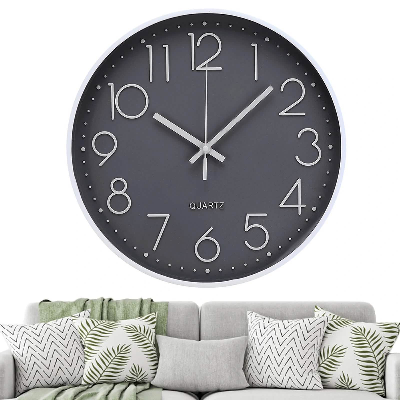 Silent Quartz Decorative Battery Powered Wall Clock DailySale