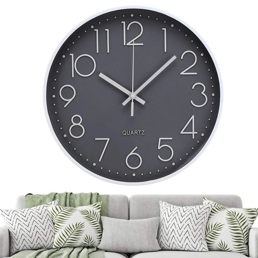 Silent Quartz Decorative Battery Powered Wall Clock DailySale
