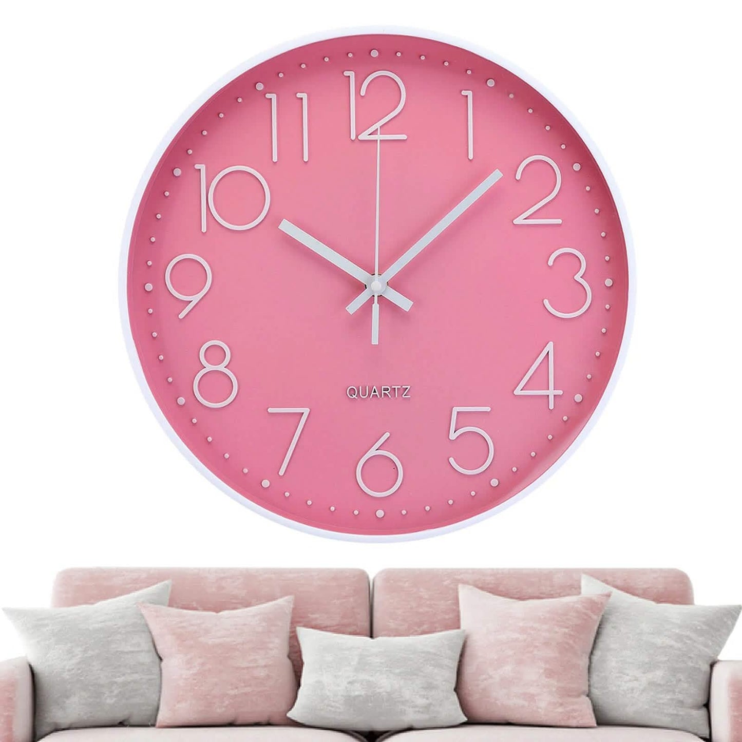 Silent Quartz Decorative Battery Powered Wall Clock DailySale