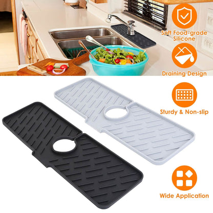Silicon Faucet Kitchen Sink Mat DailySale